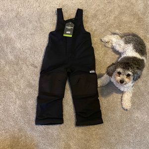 New Kids snow pants (dog not for sale)
